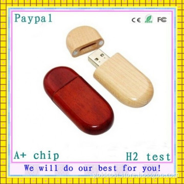 Hot! Factory Price Wooden USB Disk (gc-676)